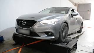 Dyno Testing Mazda 6 Sky Active 2.2 Diesel 150 Hp stock with low results .