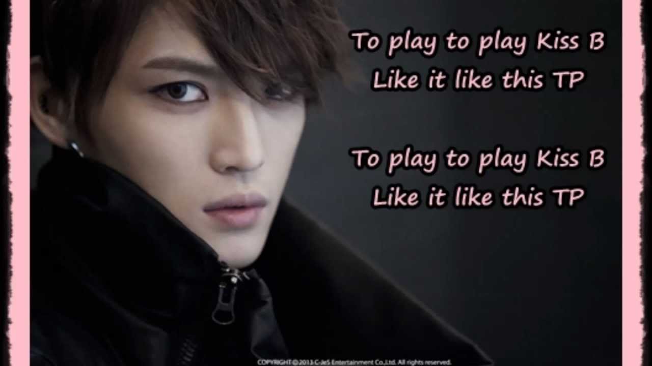 Jaejoong - Kiss B English Lyrics - YouTube