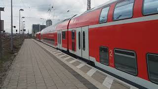 Regionalbahn von Mühldorf erreicht den Münchener Ostbahnhof