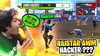 Raistar First Time AWM GamePlay 1 🆚 3 Hacker Exposed In Free Fire