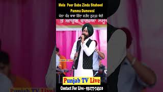 ਮੇਲਾ ਪੀਰ ਬਾਬਾ ਜ਼ਿੰਦਾ ਸ਼ਹੀਦ ਨੂਰਪੁਰ ਬੇਦੀ  || PAMMA DUMEWAL 2024 || Mela PEER BABA Zinda Shaheed 2024