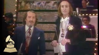 17th GRAMMYs: Paul Simon and John Lennon co-presenting the GRAMMY for Record Of The Year | GRAMMYs