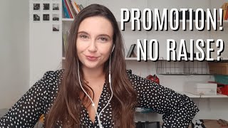 What to do if you're offered a promotion without a raise