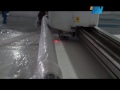 nonwoven mask and commodity yin cutter working in real production冰儿有限公司（面膜、无纺布等日用品）