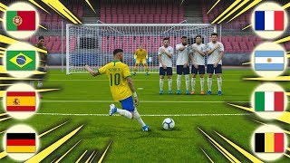 COMEÇA O CAMPEONATO DE SELEÇÕES DE FALTAS! | PES 2020