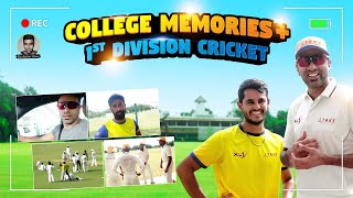 College Memories + 1st Division Cricket | Raja of Palayampatti Shield VLog | R Ashwin #ashwin