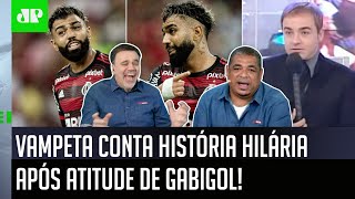 MEU DEUS! Atitude de Gabigol no Flamengo faz Vampeta contar HISTÓRIA HILÁRIA e ARRANCAR GARGALHADAS!