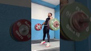 Keydomar Vallenilla 🇻🇪 175kg Power Clean \u0026 Jerk!#powerclean #cleanandjerk #weightlifting