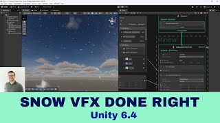 Unity 6.4: VFX Graph Snow Deep Dive: Texture Indexing, Turbulence, Kill Planes Intermediate Tutorial