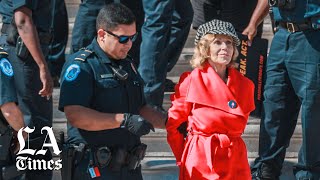 Jane Fonda is arrested in D.C. during climate change protest