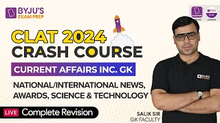 National/International News, Awards, Science & Tech. | CLAT Current Affairs | CLAT 2024 Crash Course