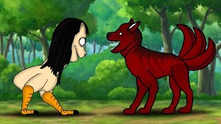 Momo vs Smile Dog #Shorts | Drawing Cartoon 2 | Dc2