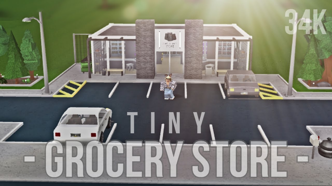 Bloxburg: Tiny Grocery Store 34K - YouTube