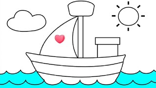 Drawing ship drawing family friendly content drawing a ship