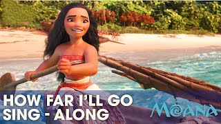 DISNEY SING-ALONGS | How Far I'll Go - Moana Lyric Video | Official Disney UK