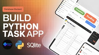 Build a Python Task Manager App with Tkinter & SQLite in Minutes (Full Code)