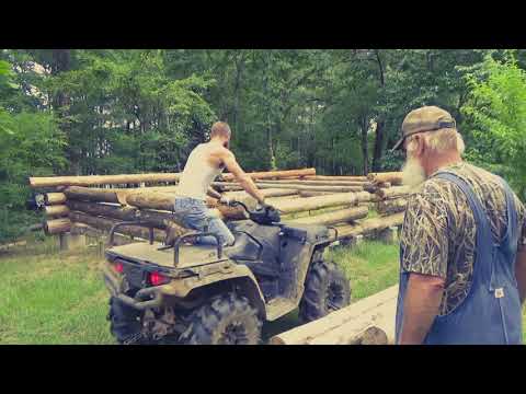 Rustic Log Cabin Build, Setting Wall Logs Rustic Log Cabin Build, Setting Wall Logs