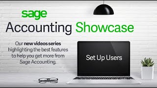 Sage Accounting   Set Up Users