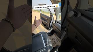 कार का door बंद करने की ninja technique 👍 | car door won't close | #wagonoctane #shorts