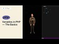 How to learn PHP Variables in one minute?