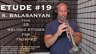 BALASANYAN Etude #19 from 25 Melodic Etudes