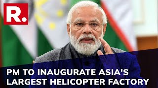 PM Modi To Inaugurate Hal’s Helicopter Factory In Karnataka’s Tumakuru