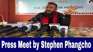 Pressmeet called by Stephen Phangcho at Diphu, Karbi Anglong Today // Assamese News Today Diphu Plus