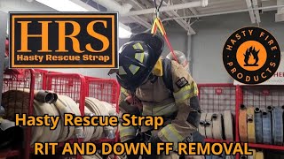 Hasty Rescue Strap - Packaging downed firefighter for removal