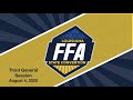 Third General Session, 91st Louisiana State FFA Virtual Convention