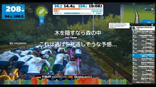 やみいのZwiftレース日記その２０（木を隠すなら森の中）