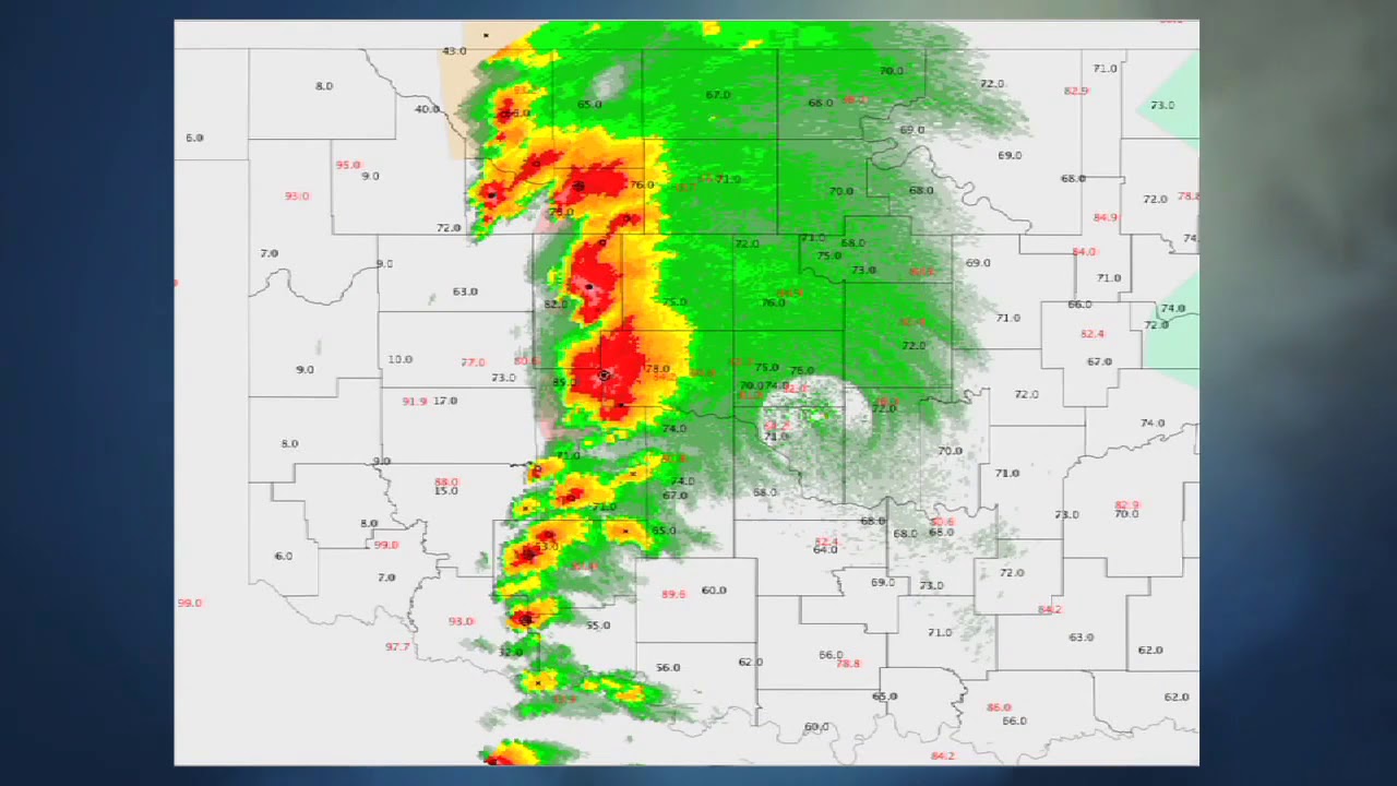 Oklahoma Storms: Radar Loop Of May 24 Storms (2011-05-25) - YouTube