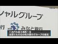 みなと銀行など３行が統合　関西みらいＦＧが始動（2018年4月1日）