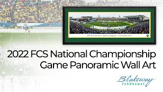 2022 FCS Football Champions NDSU Panoramic Poster - Blakeway Panoramas Stadium Print - FCSC22