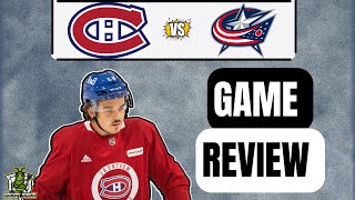 Habs VS Blue Jackets - Game Review (November 23rd, 2022)