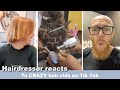 Hair fails and wins compilation. Hairdresser reacts to CRAZY hair vids on Tik Tok. #hair #beauty