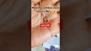 meesho lo nenu thiskunna combo neck chain's 96/-only go for it#shorts #meesho #Dream life