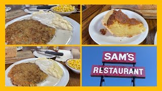 WHO HAS THE BEST CHICKEN FRIED STEAK IN TEXAS?/SEGMENT #12/SAMS RESTAURANT FAIRFIELD TEXAS