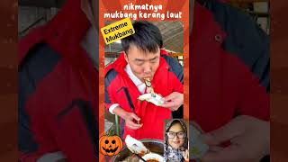 sungguh nikmatnya mukbang kerang #shorts #reaction