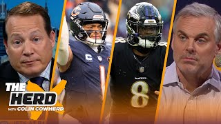 Lamar favorite for MVP, Should the Bears move off of Fields? | NFL | THE HERD