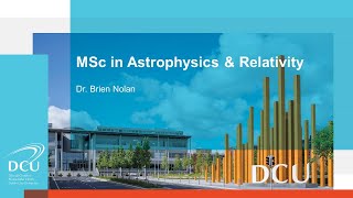 MSc in Astrophysics and Relativity