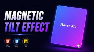 Mouse Follow 3D Tilt Effect Using JavaScript