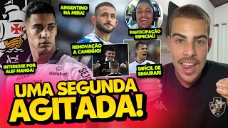 ALEF MANGA E MATIAS VARGAS NA MIRA DO VASCO PARA 2025 I PITON DE SAÍDA E RENOVAÇÃO DE VICTOR LUIS!