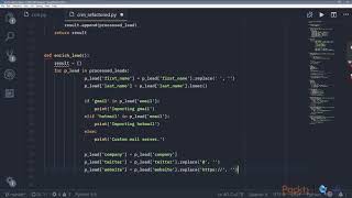 Refactoring Python Code: Refactoring Through Splitting Up Functions|packtpub.com