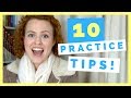 10 practice tips for harpists!