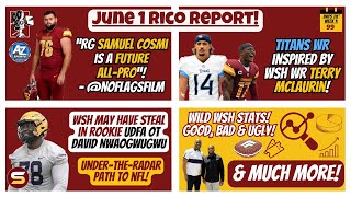 🔥June 1 Rico Report: "Samuel Cosmi is All-Pro"! Titans WR Inspired by Terry! Secret WSH Rookie OT!