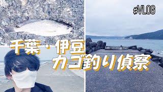 Vlog　 |　千葉・伊豆遠投カゴ釣り偵察　|　ときどき犬　|　片貝・宇佐美・熱海