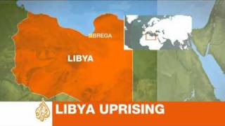 Airstrikes in Brega, Libya