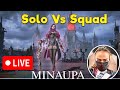 Solo V/S SQUADS | PUBGM Live