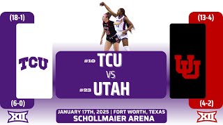 No. 10 TCU vs No. 23 Utah | Big 12 | 1.17.25