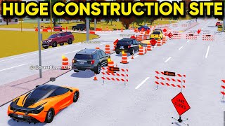 Roblox Roleplay - TAKING MY MCLAREN TO A HUGE CONSTRUCTION SITE